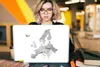 MuchoWow® Laptop Aufkleber Sticker Cover Europa-Karte in Produktbild-Vorschau 5
