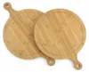 hausleben, set da 2 teglie per pizza da 35 cm in bambù – Anteprima dell’immagine prodotto 1