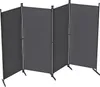 YRHome Paravent séparateur de pièce 4 panneaux Grand format Voir les images du produit 1