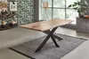 Esstisch Baumkante Akazie naturfarben 200 x 100 cm Produktbild-Vorschau 3