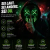 LED Grusel Maske - wie aus Purge steuerbar, Gesicht Produktbild-Vorschau 2