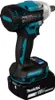 A cordless impact wrench with a battery pack attached. Produktbild-Vorschau