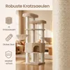 FEANDREA Kratzbaum, mehrstöckiger Katzenbaum, dicke Produktbild-Vorschau 5