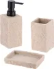 Set aus seifenspenderbecher und seifenschale aus polyresin Produktbild-Vorschau 1
