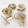 Gärkörbchen Set 10-teilig aus Natur-Rattan, Brotbackkorb Produktbild-Vorschau 1