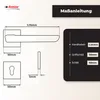 DOMINO Türgriff Drückergarnitur PZ - Profilzylinder Set | Produktbild-Vorschau 4