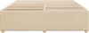 vidaXL Bettgestell ohne Matratze Creme 180x200 cm Stoff Produktbild-Vorschau 4