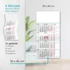 Timr 4-Monatskalender Streifenkalender 2027 - 60cm Motiv Produktbild-Vorschau 3