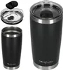 Grand gobelet isotherme en acier 600 ml - noir Voir les images du produit 1