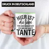 Trendation - Ich Geb Mir Die Kante Tante Tasse Geschenk Produktbild-Vorschau 2