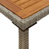 vidaXL Gartentisch mit Akazienholz-Platte Grau 115x54x74cm Produktbild-Vorschau 8