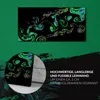 Küche Wohnzimmer Wand Leinwand Uhr Geräuschlos 60x30 Produktbild-Vorschau 5