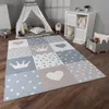 Teppich Kinderzimmer Kinderteppich Kurzflor Rutschfest Produktbild-Vorschau 2