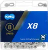 Catena KMC X8 argento, 1/2' x 3/32', 114 maglie, 7,3 mm, 8 Anteprima dell’immagine prodotto 6