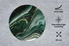 MuchoWow® Mauspad Mousepad Marmoroptik - Gold - Grün - Produktbild-Vorschau 2