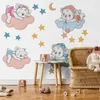 Muralo Wandsticker Schlafende Mrchen-Teddybren 50 x 100 cm Produktbild-Vorschau 3