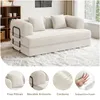 BEALIFE Schlafsofa 160x90x61 cm | Klappbares Cord-Sofa, Produktbild-Vorschau 4