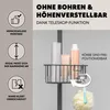 bremermann Teleskop-Badregal, 2 Körbe, 2 Handtuchstangen, Produktbild-Vorschau 3