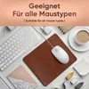 wortek Mauspad klein - Elegante Lederoptik - Office Mauspad Produktbild-Vorschau 7