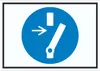 Vor Wartung oder Reparatur freischalten Symbol Schild A4 Produktbild-Vorschau 1