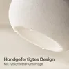 Praknu Keramik Vase Weiß Klein - Bauchige Form mit Produktbild-Vorschau 4