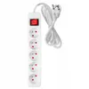 NEO TOOLS ciabatta a 5 vie cavo 5 m bianco | ciabatta Anteprima dell’immagine prodotto 1