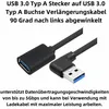 D82 USB 3.0 Verlängerungskabel Kabel Adapter nach links Produktbild-Vorschau 2