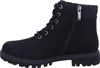A studio shot of a single black boot. Produktbild-Vorschau
