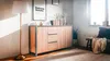Sideboard Denton Artisan Oak anthrazit 160x88 cm Produktbild-Vorschau 17