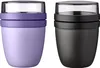 Mepal | Lunchpot Ellipse Mixed | Vivid Lilac + Nordic Black Produktbild-Vorschau 1