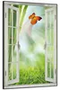 Wallario Wandbild mit Fenster-Illusion: Schmetterling im Produktbild-Vorschau 2
