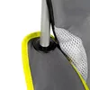A close-up view of a camping chair's frame and fabric. Produktbild-Vorschau