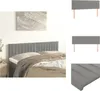 vidaXL Kopfteile 2 Stk. Hellgrau 72x5x78/88 cm Samt -  Produktbild-Vorschau 1