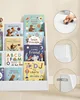 SONGMICS Dětská knihovna se 4 policemi, Montessori regál na Náhled obrázku produktu 4