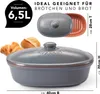 Römertopf Brottopf oval MAXI 6,5 Liter - Brotkasten Produktbild-Vorschau 4