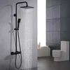 Homelody Sprchový systém s termostatem 38 °C Čtvercový Náhled obrázku produktu 1