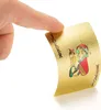 Carte da poker oro carte da gioco in PVC carte di plastica Anteprima dell’immagine prodotto 4