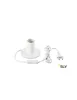 SLV 1001677 FITU TL Tischleuchte weiss E27 max. 10W Produktbild-Vorschau 1