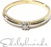 Goldring 585/- bicolor mit Brillant 0,05 ct w/si Produktbild-Vorschau 2