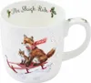 Wrendale Designs Porzellan-Becher Fuchs Schlittenfahrt Produktbild-Vorschau 1
