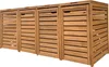 AXI Lex Mülltonnenbox Holz Braun | Mülltonnenverkleidung Produktbild-Vorschau 2