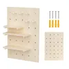Organizzatore di tavole in legno Pegboard 40x60 cm Anteprima dell’immagine prodotto 2