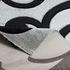 Designer Teppich Maui Grau Schwarz Ranken, Größe:140x200 cm Produktbild-Vorschau 3