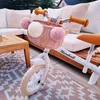 Weidenkorb für Laufrad, rosa, mit Riemen, Dumpy MINI mit Produktbild-Vorschau 2