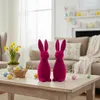 Eleganter Deko-Hase mit samtiger Oberfläche für stilvolle Produktbild-Vorschau 2