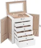 Songmics Schmuckkasten Schmuckschatulle mit 6 Ebenen Produktbild-Vorschau 8