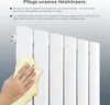 SONNI Radiatore a pannello orizzontale Bianco 630×850 mm Anteprima dell’immagine prodotto 5