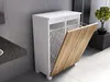 KOMODA ŁAZIENKOWA 60 kosz z koszem na pranie dąb wotan 60cm Podgląd zdjęcia produktu 6