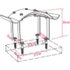 vidaXL Schornsteinabdeckung Edelstahl 60 x 80 x 39 cm Produktbild-Vorschau 9