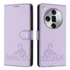 Leder Hülle für Oppo Find X7 Ultra Süße Katze Flip Case Produktbild-Vorschau 2